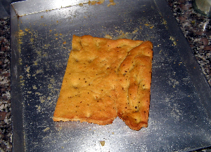 Ricetta dautunno. Focaccia alla bresaola