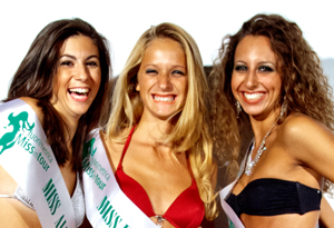 La Bella di Torriglia ha le sue Miss: Eva Marku, Michela Bragagni, Chiara Beraudo