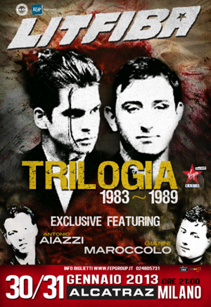 Litfiba con “Trilogia 1983-1989” rivive gli anni ’80