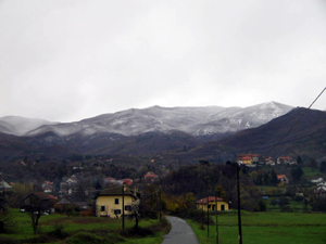 Prima neve sul Beigua (Savona). Temperature basse