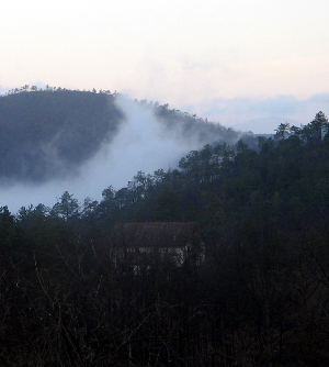 Val Padana, la nebbia  calata del 50%