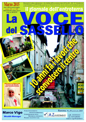 La Voce del Sassello di marzo in edicola