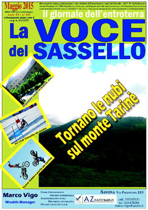 La Voce del Sassello di maggio in edicola