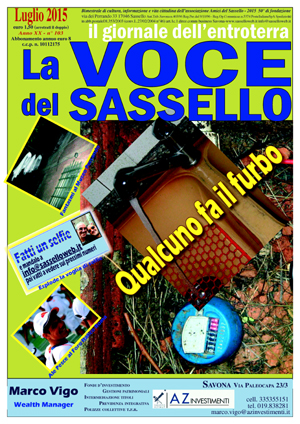 E in edicola La Voce del Sassello di luglio