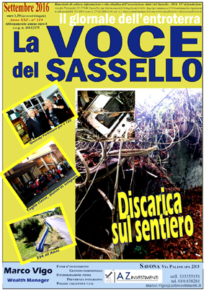 La Voce del Sassello in edicola